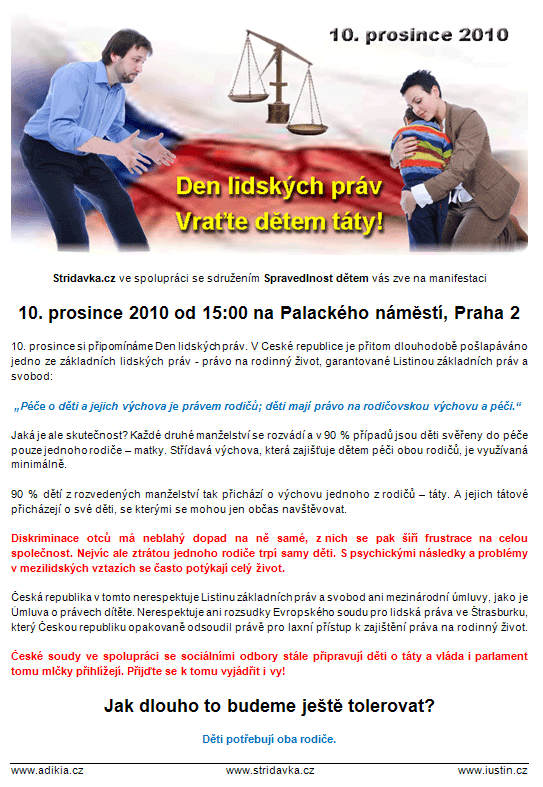Den lidskch prv - 10. prosinec 2010