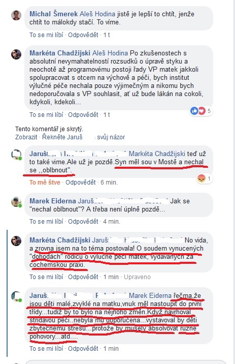 Ohlas na facebooku na Mosteck eurotunel