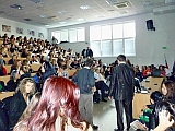 Projekce na Vysokej kole zdravotnctva a socilnej prce sv. Albety v Bratislave, 13. 10. 2011